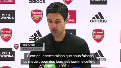 10e j. - Arteta : "C'est là que le sentiment de victoire est le plus fort et le plus significatif"