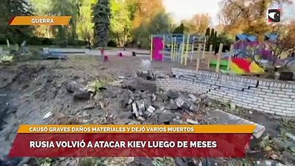 Rusia volvió a atacar Kiev luego de meses