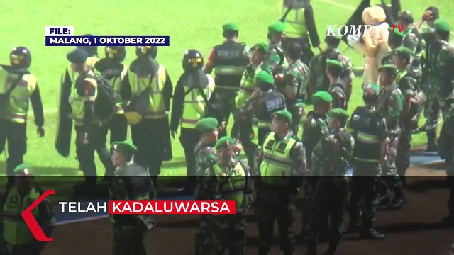 Polri Akui Gas Air Mata di Tragedi Kanjuruhan Kadaluwarsa