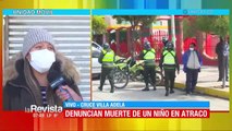 Reportan la muerte de un niño de 11 años y una mujer apuñalada en un atraco en El Alto
