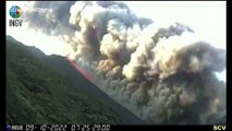 El volcán Stromboli vuelve a entrar en erupción