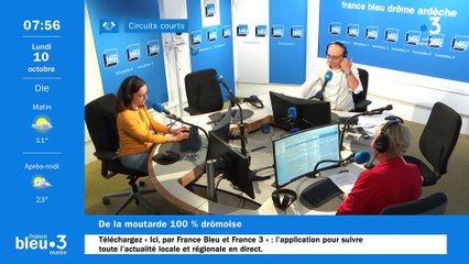 À Toulaud, "Les p’tites graines de Manon", moutardes cultivées dans la Drôme et transformées en Ardèche
