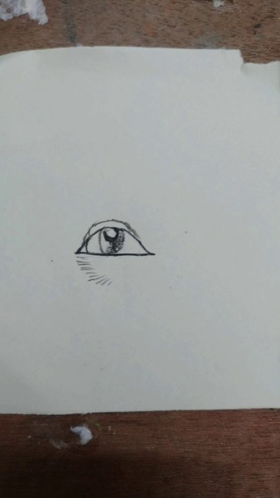 Easy Eye drawing for Bignner