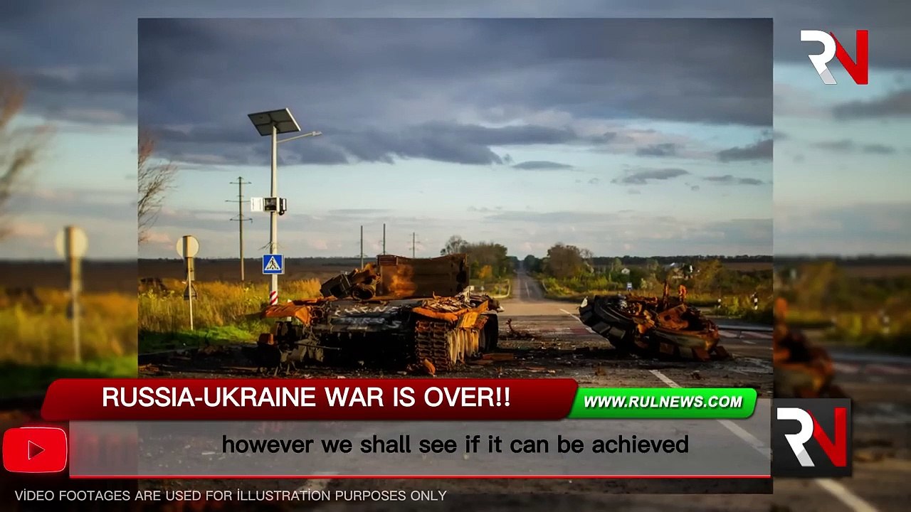 RUSSIA-UKRAINE WAR IS OVER!!