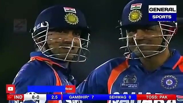 India vs pakistan odi highlights ! Ms dhoni smashed batting ! Harbajan six finished with six