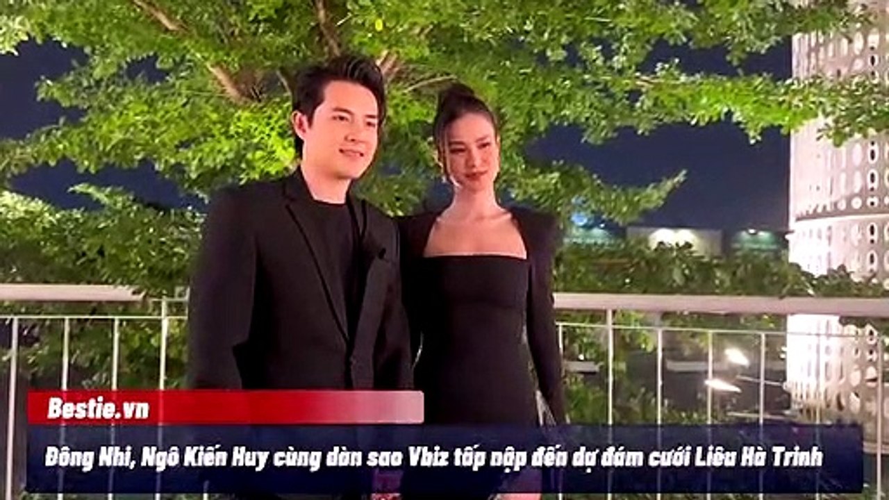 Đông Nhi, Ngô Kiến Huy cùng dàn sao Vbiz tấp nập đến dự đám cưới Liêu Hà Trinh