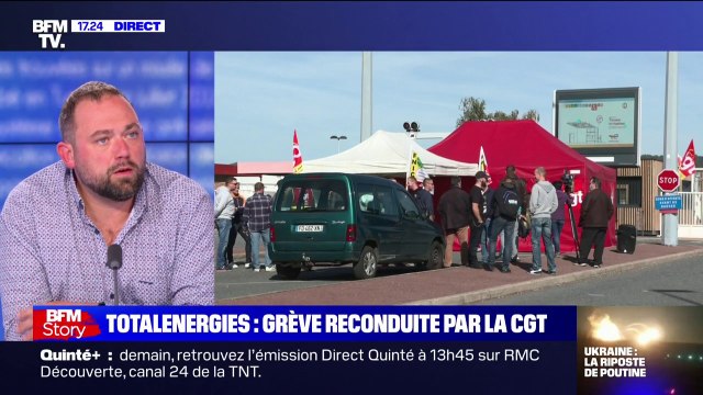 Carburant: Geoffrey Caillon (CFDT TotalEnergies) appelle à revenir à la raison et à l'apaisement