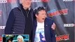 Emotional moment Michael J Fox and Christopher Lloyd are reunited at Comic Con in New York - 37 years after iconic movie's release