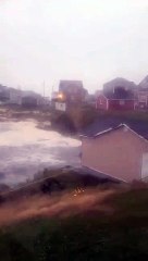 Hurricane Fiona Just Before Evacuation