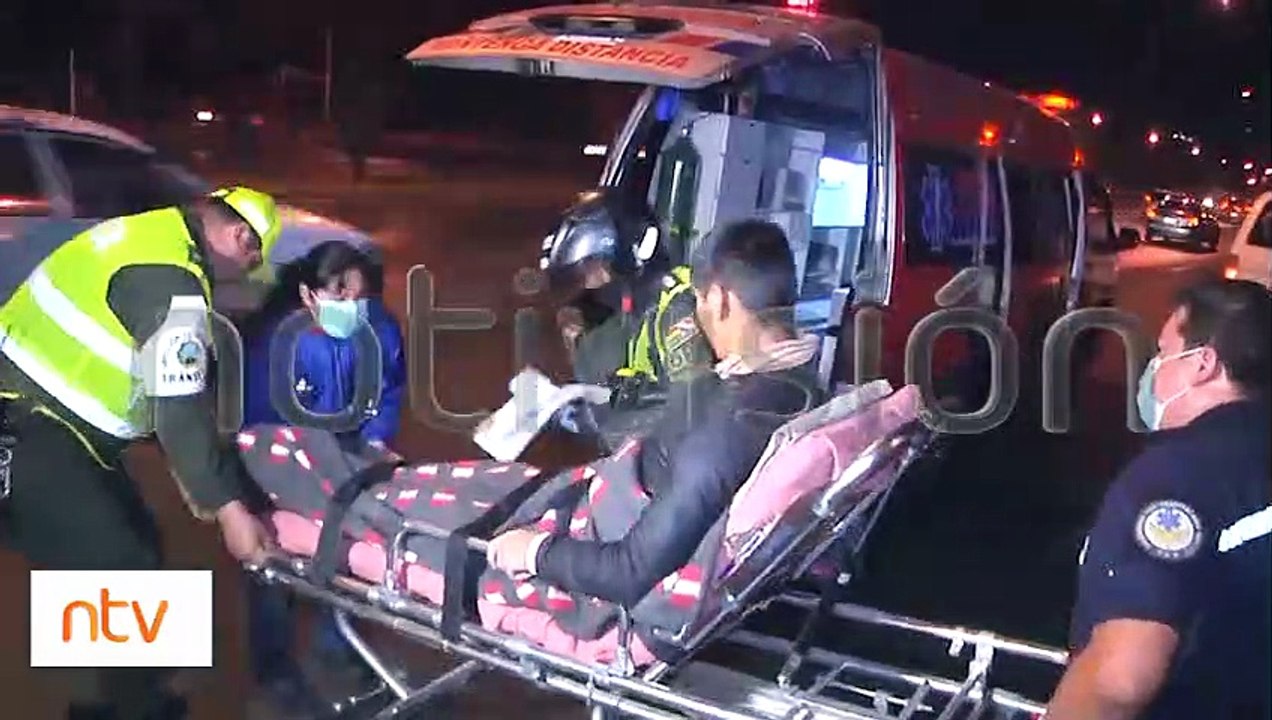 Motociclista herido tras choque