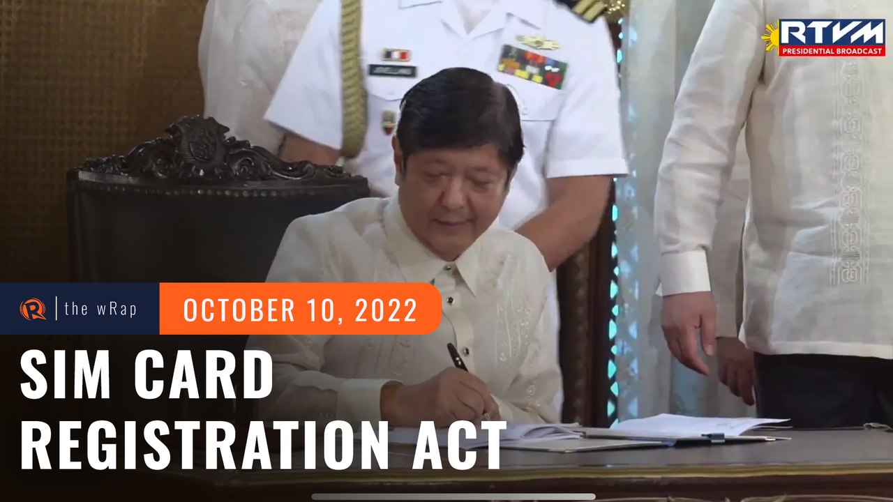 Marcos signs SIM Card Registration Act. Will it really stop scammers ...