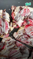 Barras proteicas de yogurt y fresa