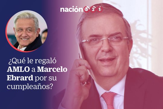 ¿Qué le regaló AMLO a Marcelo Ebrard por su cumpleaños?