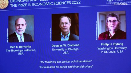 Nobel de Economía a Ben Bernanke, Douglas W. Diamond y Philip H. Dybvig