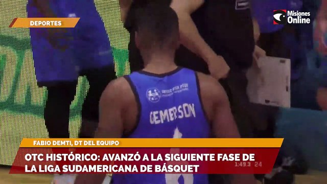 OTC histórico: avanzó a la siguiente fase de la liga sudamericana de básquet