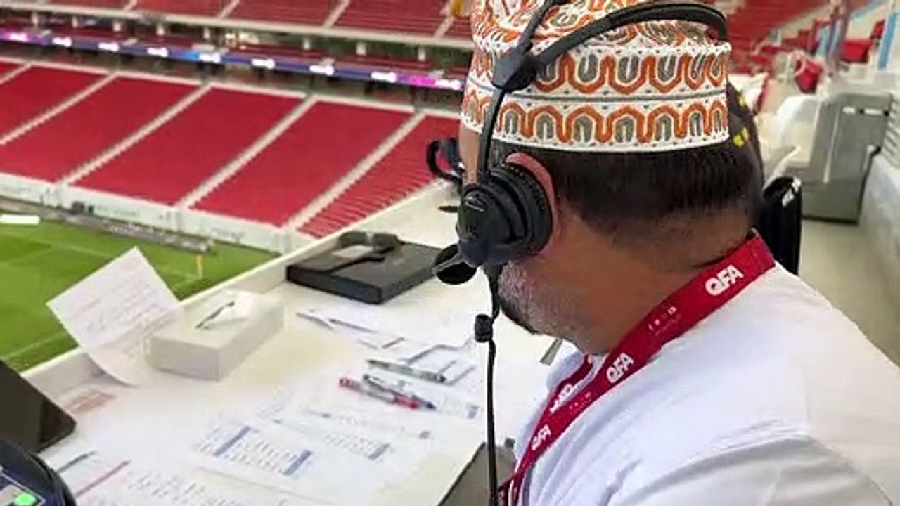 Mondial-2022: commentateur bruyant mais supporters discrets pour le foot qatari