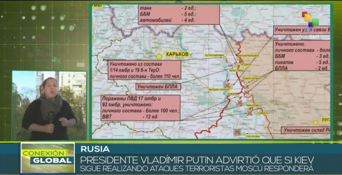 Rusia confirma objetivos alcanzados como respuesta a ataques de Ucrania