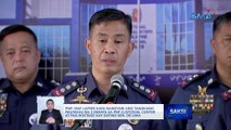 PNP: May lapses kaya nangyari ang tangkang pagtakas ng 3 inmate sa PNP Custodial Center at pag-hostage kay dating Sen. De Lima | Saksi