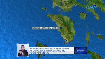 97 kabilang ang mga estudyante at guro, nabiktima umano ng food poisoning | Saksi