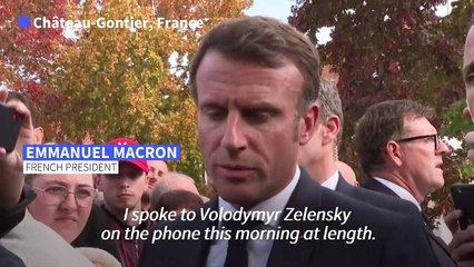 Macron says Russian strikes signal 'profound change' in Ukraine war