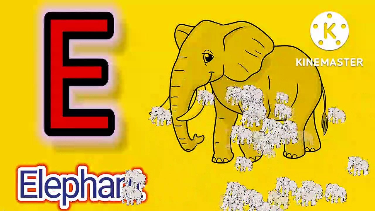 A for apple to z for zebra || learn English alphabets  2022