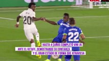 Así fue la secuencia del enfado de Ancelotti con Vinicius en Getafe