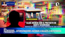 Mafias de cobro de cupos imperan en Lima Norte: denuncian aumento de extorsión a mototaxistas