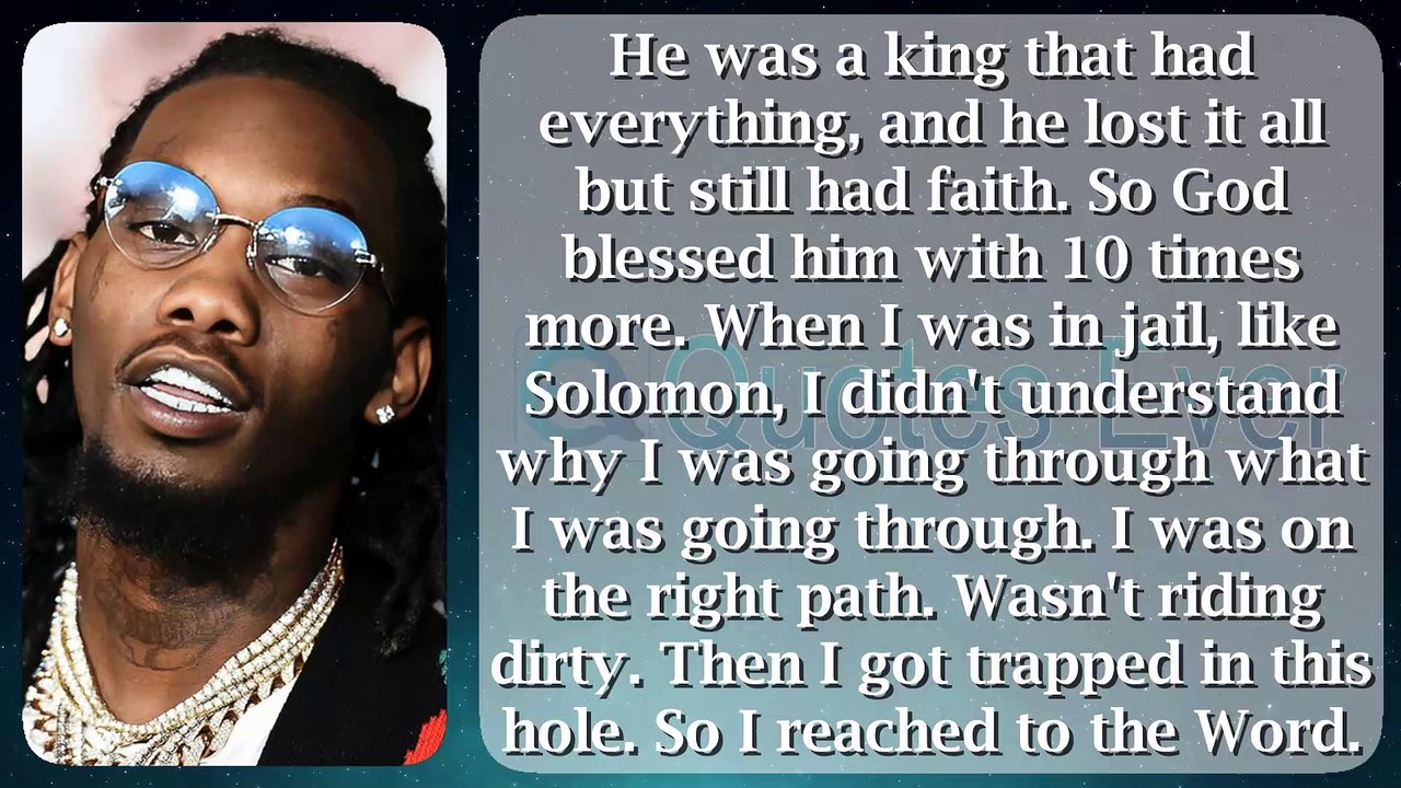 Offset 42 #quotes #quotesaboutlife #quotesaboutlove #quoteschannel Quotes Ever