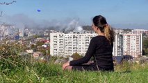 قصف على مدينة لفيف في غرب أوكرانيا