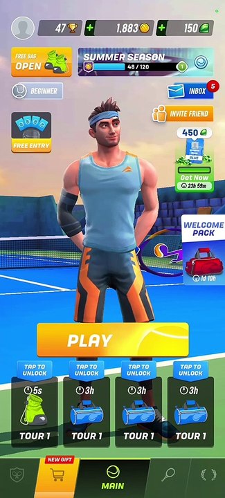 Tennis Clash online - Gameplay (Android)#gameplay #android #battle #online #tennisclash #sportgames