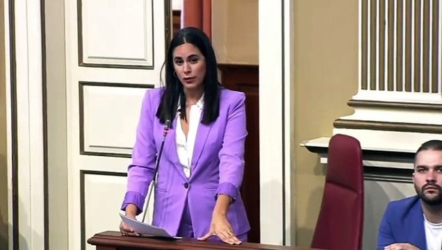 La diputada del Grupo Mixto Vidina Espino critica la ejecución presupuestaria del Gobierno de Canarias