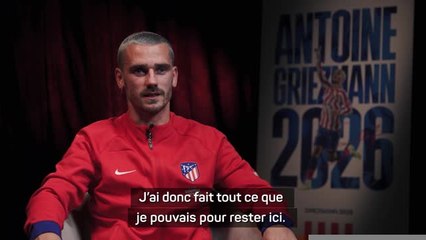 Atlético - Griezmann jusqu'en 2026 : "J'ai tout fait pour rester ici"