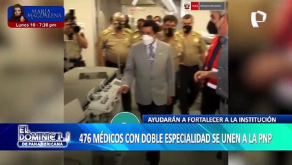 Más de 400 médicos con doble especialidad se unieron a la Policía Nacional del Perú