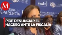 Gobierno debe denunciar hackeo a Sedena o “se vuelve cómplice”: comisionada del INAI