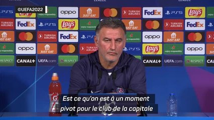 Groupe H - Christophe Galtier s'amuse d'un journaliste qui demande si cette semaine est "pivot" pour le PSG...