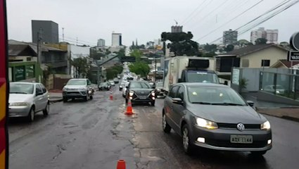 Motociclista fica ferido em colisão no Centro