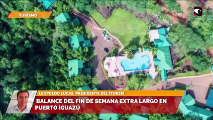 Balance del fin de semana extra largo en Puerto Iguazú