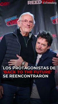 Un viaje en el tiempo: el emotivo reencuentro entre Michael J. Fox y Christopher Lloyd, protagonistas de ‘Volver al futuro’