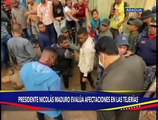 Pdte. Nicolás Maduro inspecciona zonas afectadas por fuertes lluvias en Las Tejerías, estado Aragua