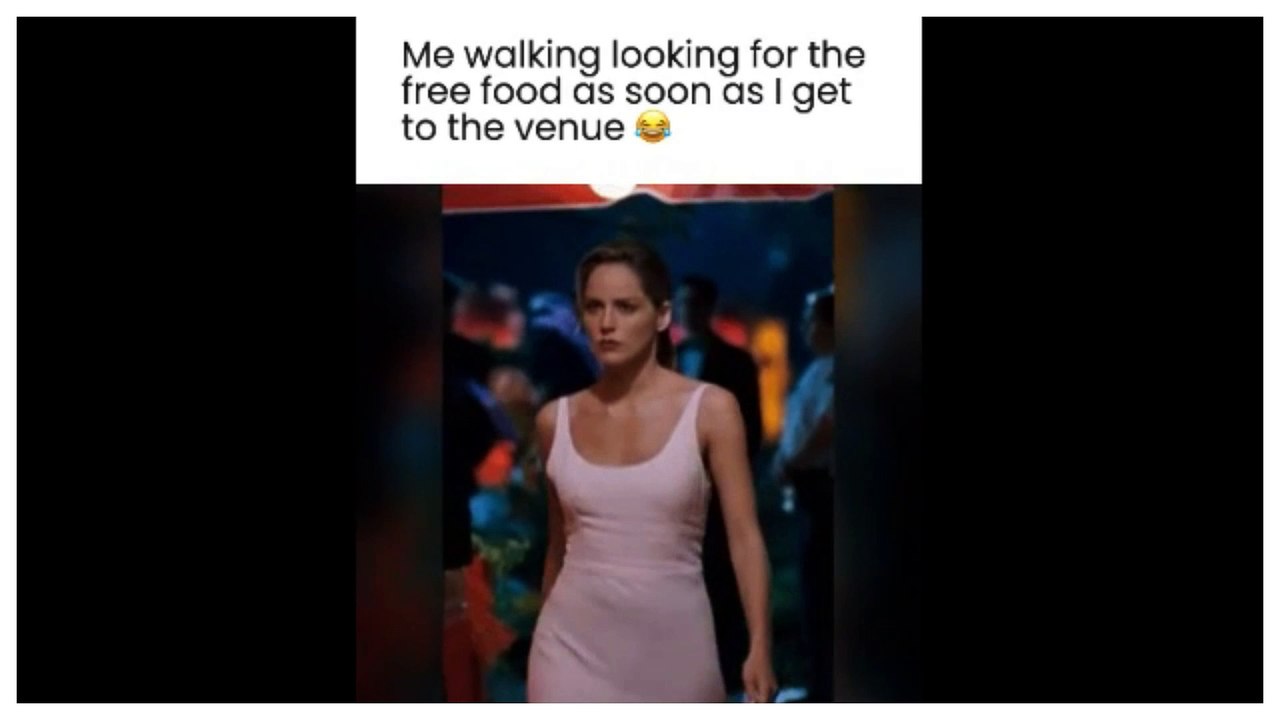 Me walking looking for the free food as soon as l get to the venue