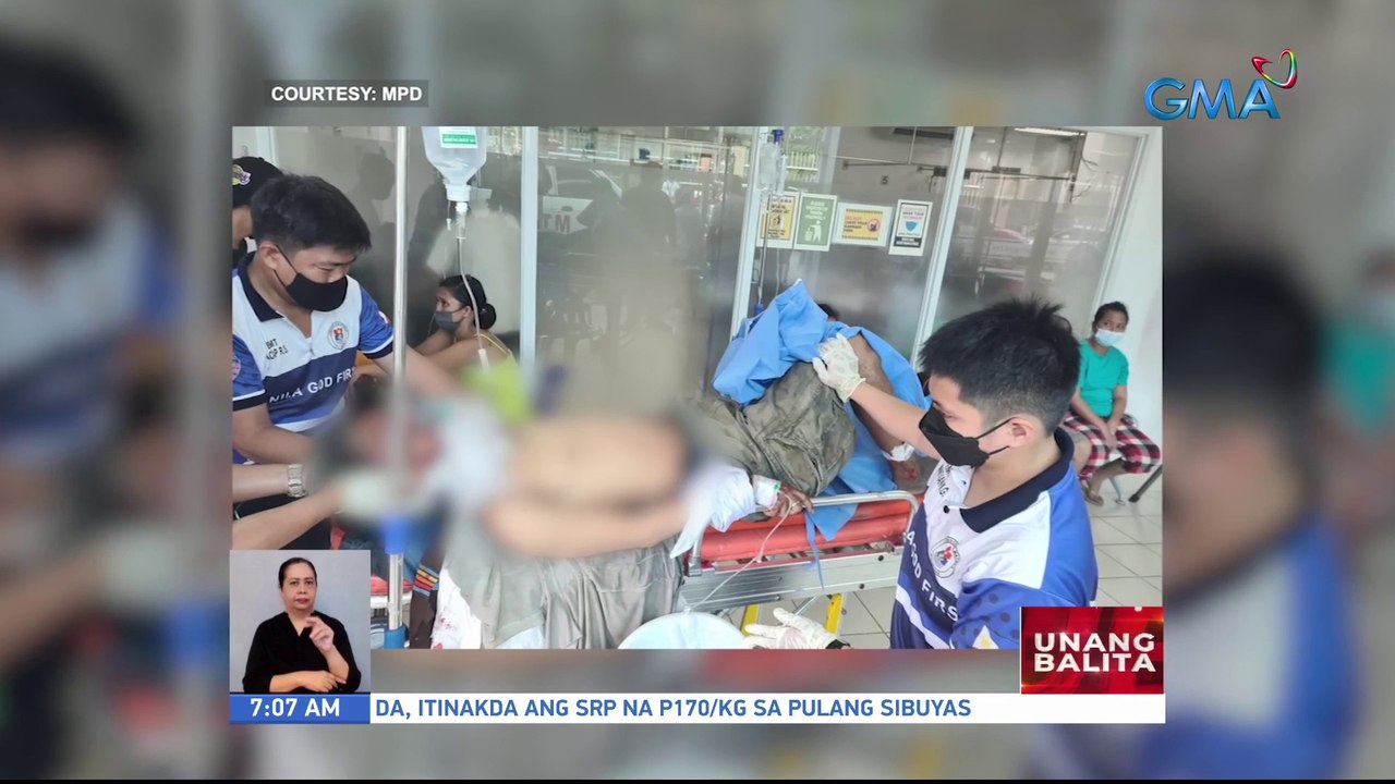 Lalaki, sugatan matapos makaladkad ng tren ng PNR sa San Andres Bukid, Maynila | UB