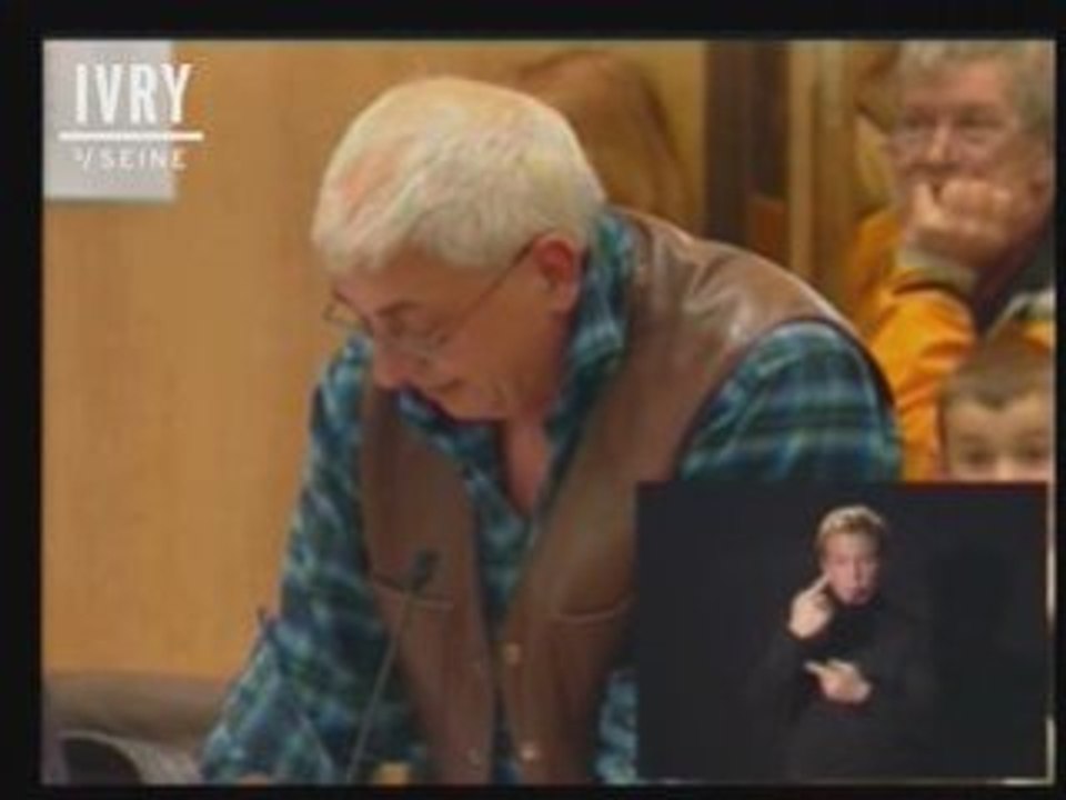 Election du Maire - Ivry - Intervention de Serge Aberdam