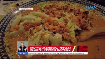 Pinoy vegetarian food, tampok sa isang pop-up event sa Amsterdam | UB