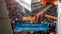 ¡Para no variar!, lentitud en el metro de la CDMX causa grandes aglomeraciones