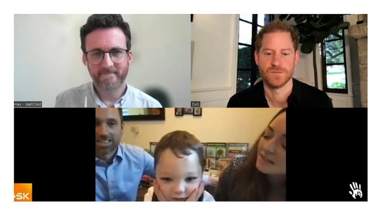 Prince Harry talks about his kids and dogs with WellChild winners