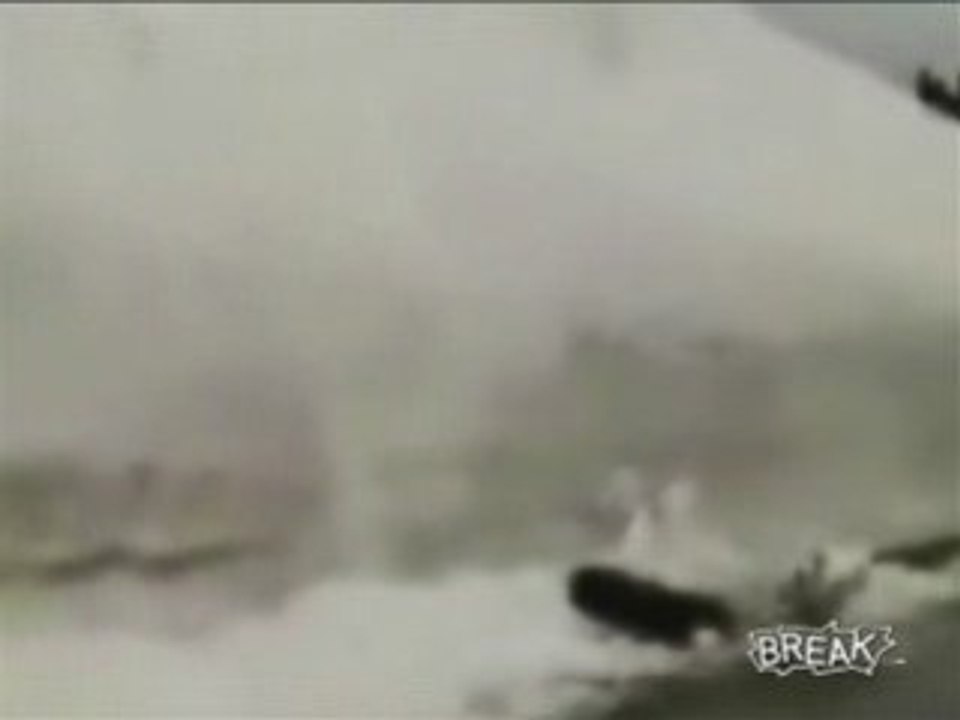 Ginormous Snowball Crushes Kid