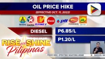 Big time oil price hike, epektibo ngayong araw