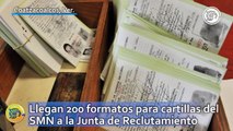 Llegan 200 formatos para cartillas del SMN a la Junta de Reclutamiento