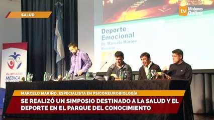 Se realizó un simposio destinado a la salud y el deporte en el Parque del Conocimiento