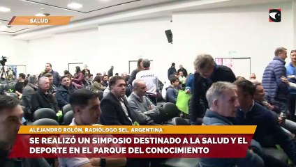 Se realizó un simposio destinado a la salud y el deporte en el Parque del Conocimiento